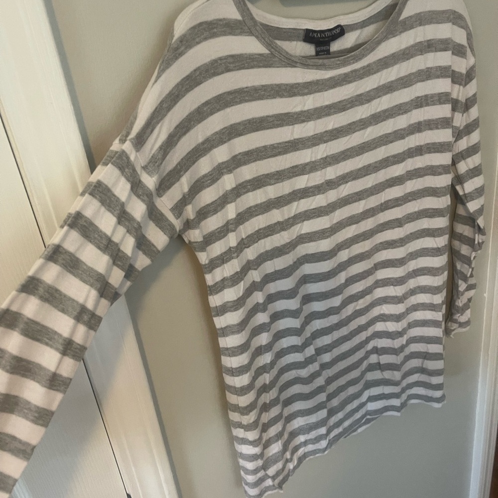 Gray Relaxed Fit Tee